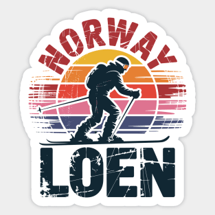 Loen Norway Sticker